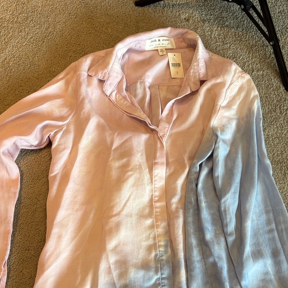 Cloth & Stone Light Pink Shirt